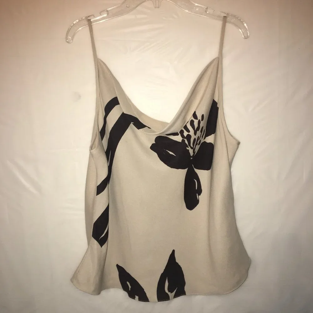 Worth Silk Camisole Brown Size 16 Vintage - Picture 1 of 11